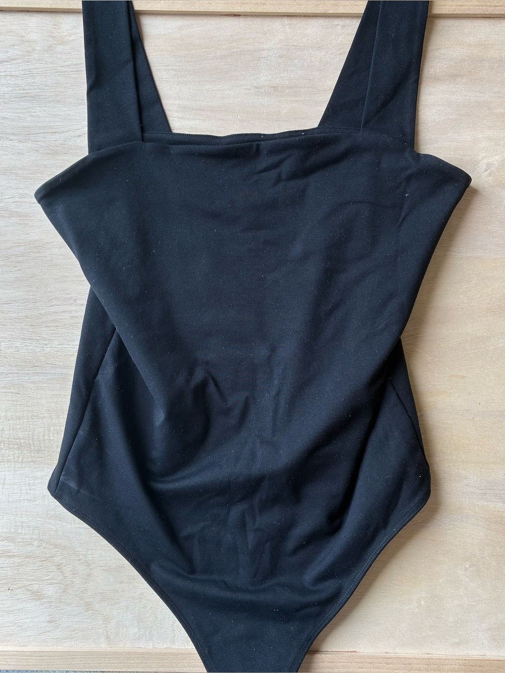 Abercrombie Square Neck Black Sleeveless Bodysuit Tank Top Shirt
Medium